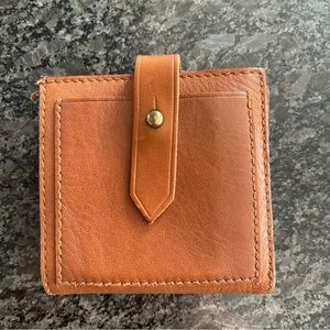 Madewell The Post Billfold Leather Wallet